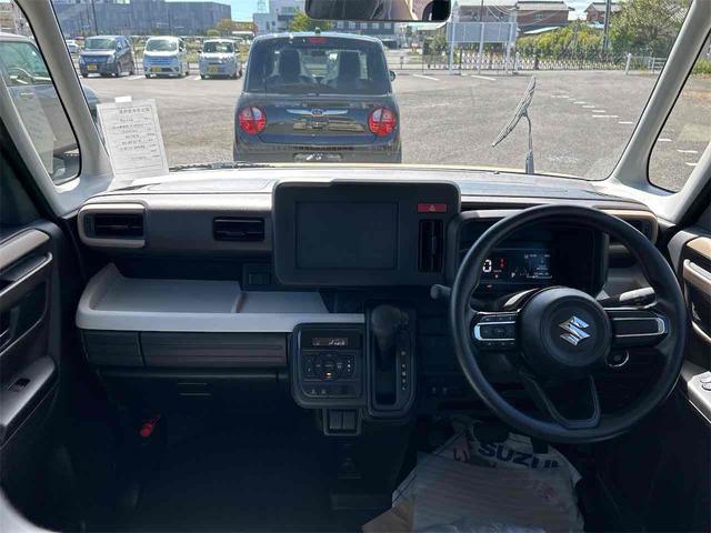 スペーシア ハイブリッドG 届け出済み未使用車 両側スライドドア クリアランスソナー 衝突被害軽減システム オートライト LEDヘッドランプ スマートキー アイドリングストップ 電動格納ミラー ベンチシート CVT(2枚目)