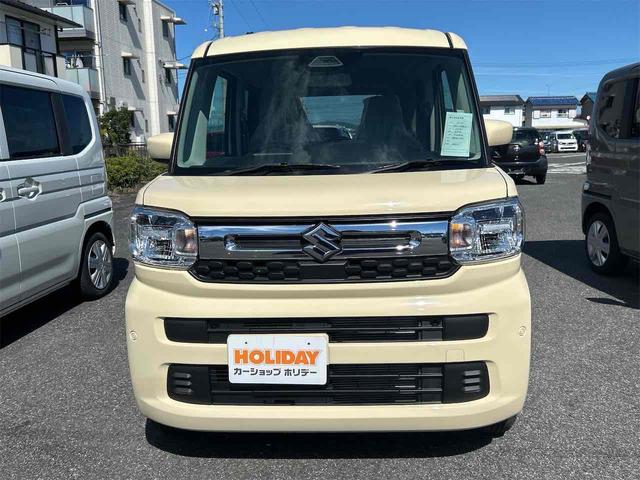 スペーシア ハイブリッドG 届け出済み未使用車 両側スライドドア クリアランスソナー 衝突被害軽減システム オートライト LEDヘッドランプ スマートキー アイドリングストップ 電動格納ミラー ベンチシート CVT(13枚目)