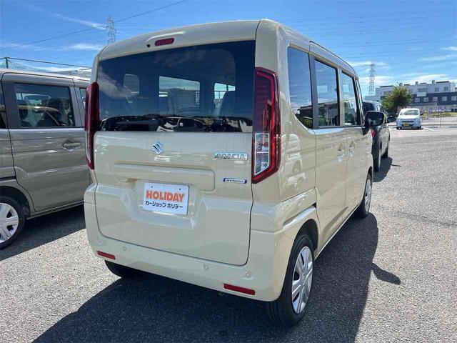 スペーシア ハイブリッドG 届け出済み未使用車 両側スライドドア クリアランスソナー 衝突被害軽減システム オートライト LEDヘッドランプ スマートキー アイドリングストップ 電動格納ミラー ベンチシート CVT(16枚目)