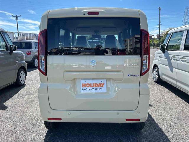 スペーシア ハイブリッドG 届け出済み未使用車 両側スライドドア クリアランスソナー 衝突被害軽減システム オートライト LEDヘッドランプ スマートキー アイドリングストップ 電動格納ミラー ベンチシート CVT(17枚目)