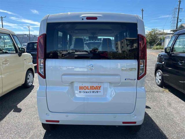 スペーシア ハイブリッドG 届け出済み未使用車 両側スライドドア クリアランスソナー 衝突被害軽減システム オートライト LEDヘッドランプ スマートキー アイドリングストップ 電動格納ミラー ベンチシート 盗難防止システム(17枚目)