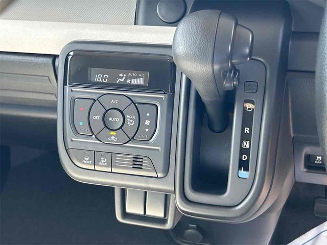 スペーシア ハイブリッドＧ　届け出済み未使用車　両側スライドドア　クリアランスソナー　衝突被害軽減システム　オートライト　ＬＥＤヘッドランプ　スマートキー　アイドリングストップ　電動格納ミラー　シートヒーター　ベンチシート（6枚目）