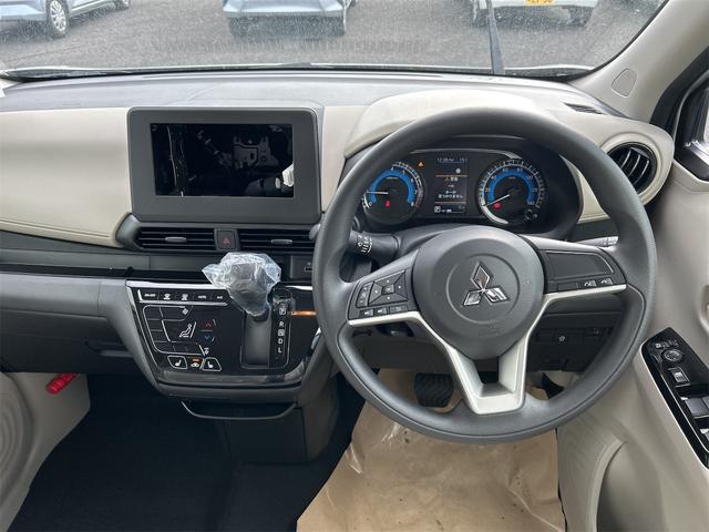 eKワゴン G 届け出済み未使用車 バックカメラ クリアランスソナー レーンアシスト 衝突被害軽減システム オートライト スマートキー アイドリングストップ 電動格納ミラー シートヒーター ベンチシート CVT(23枚目)