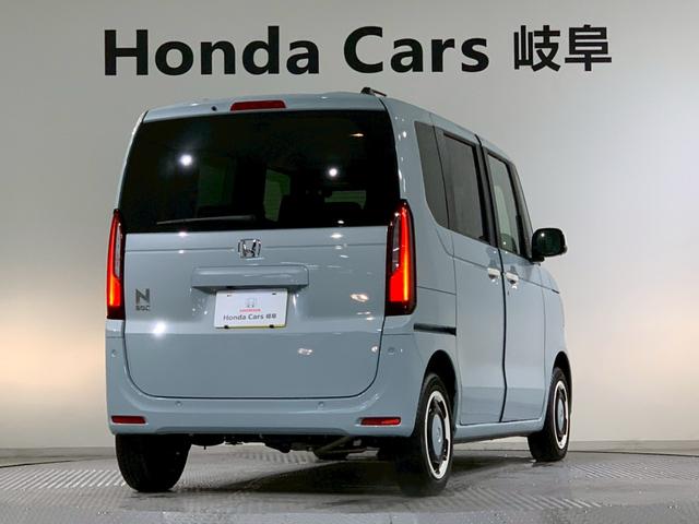 N-BOX ファッションスタイル 当社デモカー 両側電動スライドドア シートヒーター 禁煙 USB ドラレコ エアバッグ リアカメラ ESC クルコン 4WD スマートキー LEDライト ナビTV フルセグTV ABS イモビ ソナー(2枚目)