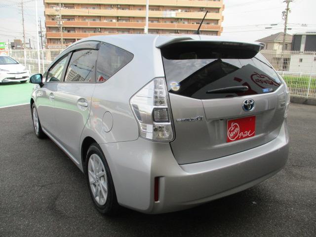 プリウスアルファ G 純正SDナビ バックモニター ETC 前後ドラレコ クルコン スマートキー2個 ワンオーナー 禁煙車(7枚目)