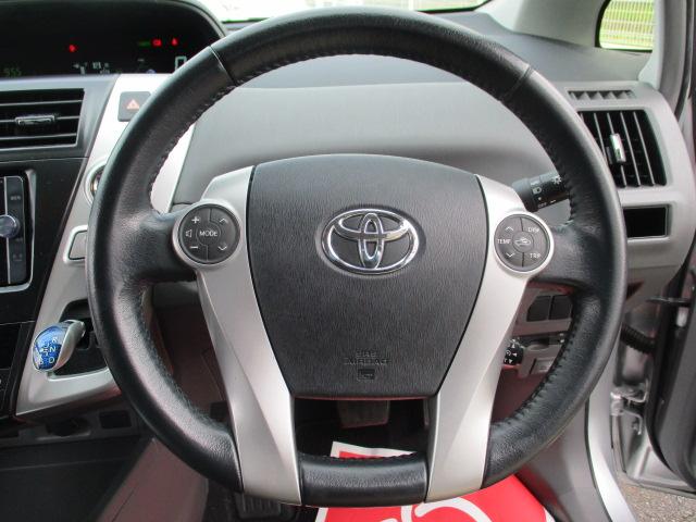 プリウスアルファ G 純正SDナビ バックモニター ETC 前後ドラレコ クルコン スマートキー2個 ワンオーナー 禁煙車(15枚目)