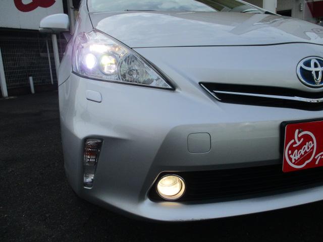 プリウスアルファ G 純正SDナビ バックモニター ETC 前後ドラレコ クルコン スマートキー2個 ワンオーナー 禁煙車(36枚目)