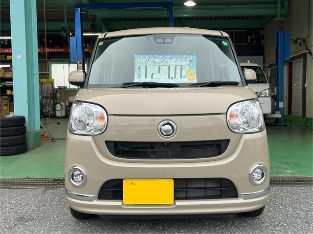 ムーヴキャンバス Ｘブラックインテリアリミテッド　ＳＡＩＩＩ　両側パワースライドドア　フロアマット　サイドバイザー（2枚目）