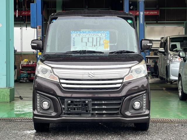 スペーシアカスタム ＸＳ　タイヤ４本・バッテリー新品交換　ＳＤナビ　Ｂｌｕｅｔｏｏｔｈオーディオ　フルセグＴＶ　両側パワースライドドア　シートヒーター　ＥＴＣ　ドラレコ（2枚目）