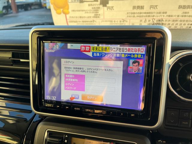 スペーシアカスタム ハイブリッドＧＳ　タイヤ４本・バッテリー新品交換　ＳＤナビ　Ｂｌｕｅｔｏｏｔｈオーディオ　フルセグＴＶ　全方位カメラ　シートヒーター　フロアマット　サイドバイザー　左側パワースライドドア　ドラレコ前後（20枚目）