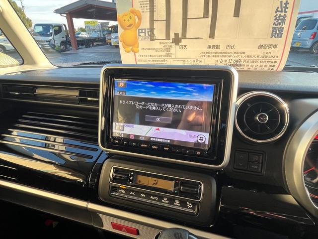 スペーシアカスタム ハイブリッドＧＳ　タイヤ４本・バッテリー新品交換　ＳＤナビ　Ｂｌｕｅｔｏｏｔｈオーディオ　フルセグＴＶ　全方位カメラ　シートヒーター　フロアマット　サイドバイザー　左側パワースライドドア　ドラレコ前後（30枚目）