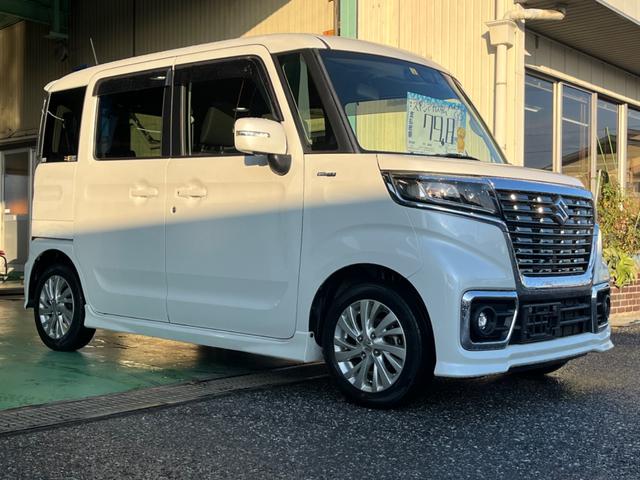 スペーシアカスタム ハイブリッドＧＳ　タイヤ４本・バッテリー新品交換　ＳＤナビ　Ｂｌｕｅｔｏｏｔｈオーディオ　フルセグＴＶ　全方位カメラ　シートヒーター　フロアマット　サイドバイザー　左側パワースライドドア　ドラレコ前後（31枚目）