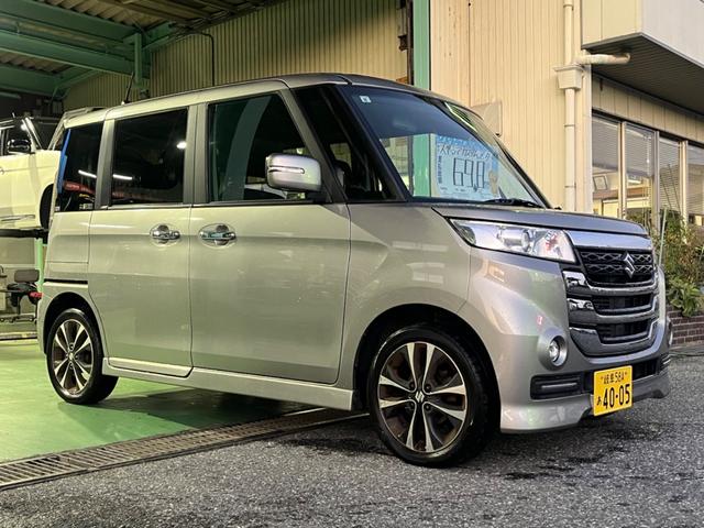 スペーシアカスタムＺ ターボ　タイヤ４本・バッテリー新品交換　ターボ　左側パワースライドドア　クルーズコントロール（14枚目）