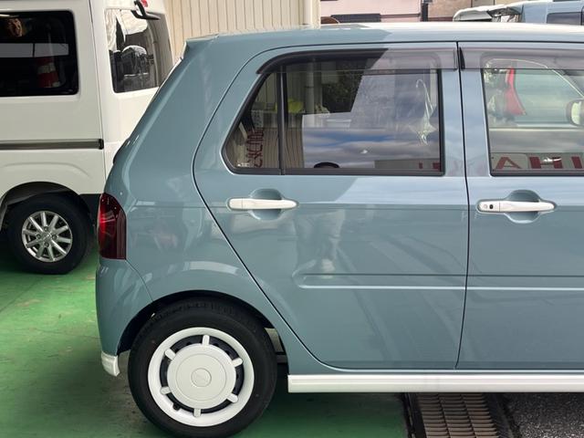 ミラトコット Ｇ　ＳＡＩＩＩ　タイヤ４本新品・バッテリー新品交換　４ＷＤ　シートヒーター　フロアマット　サイドバイザー（7枚目）