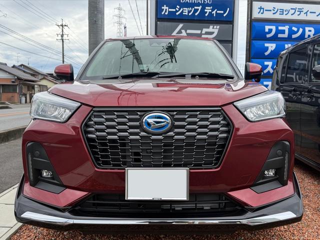 ロッキー プレミアムＧ　ＨＥＶ　純正フルエアロ　コーティング済み　保証継承　９インチナビ　バックモニター　ドラレコ　ブラインドスポットモニター　スマートアシスト　電動パーキングブレーキ　ＨＤＭＩ　スマホ充電　シートヒータ（3枚目）