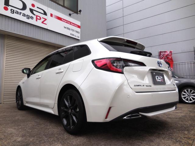 カローラツーリング ハイブリッド ダブルバイビー 法人1オナ 禁煙車 衝突軽減 車線逸脱 LED オートHiビーム 専用AW クルーズコントロール ハーフレザー 9inDオーディオ ナビTV フルセグ BT バックカメラ USB ETC ドラレコ(5枚目)