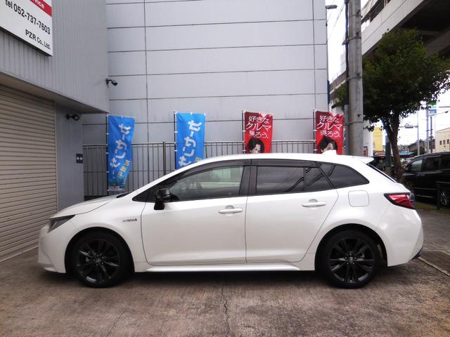 カローラツーリング ハイブリッド ダブルバイビー 法人1オナ 禁煙車 衝突軽減 車線逸脱 LED オートHiビーム 専用AW クルーズコントロール ハーフレザー 9inDオーディオ ナビTV フルセグ BT バックカメラ USB ETC ドラレコ(29枚目)