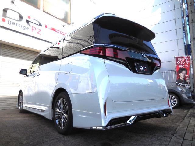 アルファード Z 1オナ 衝突軽減 車線逸脱 モデリスタ エアロ マフラー 左右独立ムーンルーフ HUD DインナーM ナビTV BT HDMI 充電 全方位カメラ 13.2in後席D ETC 前後ドラレコ スペアキー(5枚目)