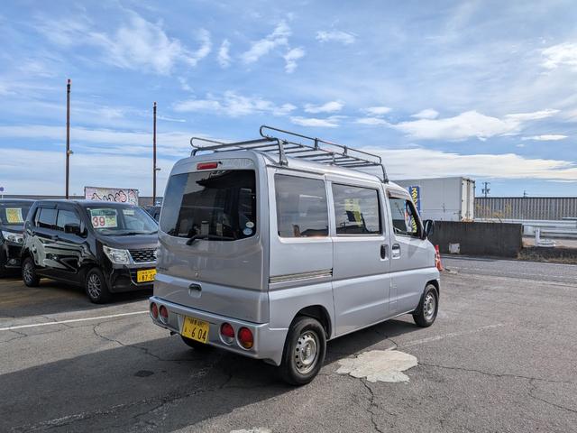 ミニキャブバン ＣＤ　ハイルーフ　ＡＴ　２ＷＤ　ＥＴＣ　ルーフキャリア付（7枚目）