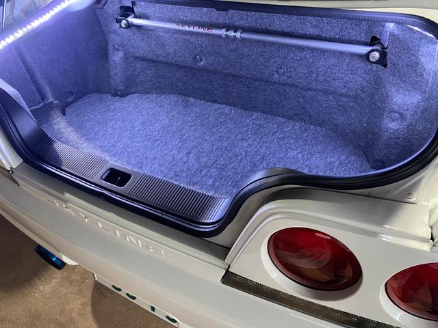 スカイライン GT-R 平成9年後期モデル BCNR33GTR 4WD クルーズコントロール ABS エアバック パワステ パワーウィンドウ エアロ ローダウン ETC ナビ TVフルセグ CD DVD 記録簿(34枚目)