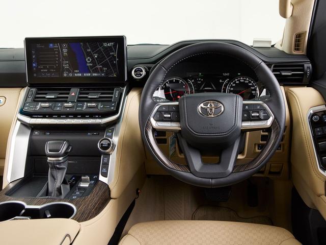 ランドクルーザー ＺＸ　モデリスタエアロ　クールボックス　電動リアデフロック　ＪＢＬプレミアムサウンドシステム　リアエンタシステム　ルーフレール　タイヤ警報器システム　トノカバー　ＩＴＳコネクト（23枚目）