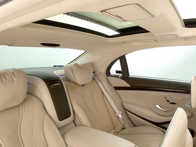 Sクラス S63 AMG 4マチックロング ショーファー&ファーストクラスパッケージ パノラミックスライディングルーフ シルクベージュ&エスプレッソブラウンナッパレザー シートヒーター&エアコン360度カメラ ETC ドラレコ 記録簿保証スペア(21枚目)