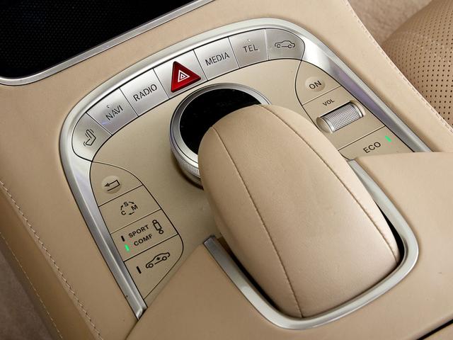 Sクラス S63 AMG 4マチックロング ショーファー&ファーストクラスパッケージ パノラミックスライディングルーフ シルクベージュ&エスプレッソブラウンナッパレザー シートヒーター&エアコン360度カメラ ETC ドラレコ 記録簿保証スペア(40枚目)