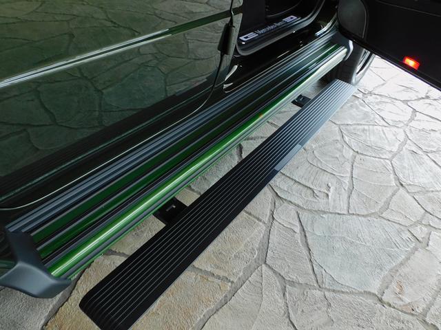 Ｇクラス Ｇ４５０ｄ　ＡＭＧラインパッケージ　ＡＭＧライン　ナイトパッケージ　デジーノオリーブ　マヌファクトゥーアプログラム　ＢＲＡＢＵＳフロントアンダースポイラー　ＨＹＰＥＲＦＯＲＧＥＤ　２４インチ　プラチナホワイト（16枚目）