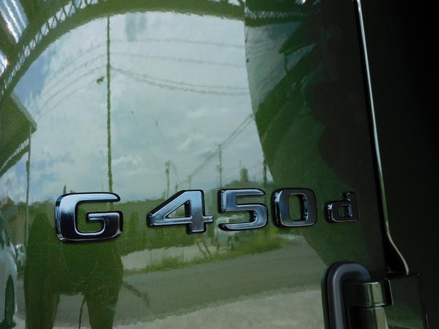 Ｇクラス Ｇ４５０ｄ　ＡＭＧラインパッケージ　ＡＭＧライン　ナイトパッケージ　デジーノオリーブ　マヌファクトゥーアプログラム　ＢＲＡＢＵＳフロントアンダースポイラー　ＨＹＰＥＲＦＯＲＧＥＤ　２４インチ　プラチナホワイト（31枚目）