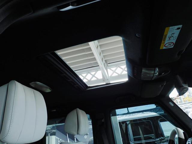 Ｇクラス Ｇ４５０ｄ　ＡＭＧラインパッケージ　ＡＭＧライン　ナイトパッケージ　デジーノオリーブ　マヌファクトゥーアプログラム　ＢＲＡＢＵＳフロントアンダースポイラー　ＨＹＰＥＲＦＯＲＧＥＤ　２４インチ　プラチナホワイト（34枚目）