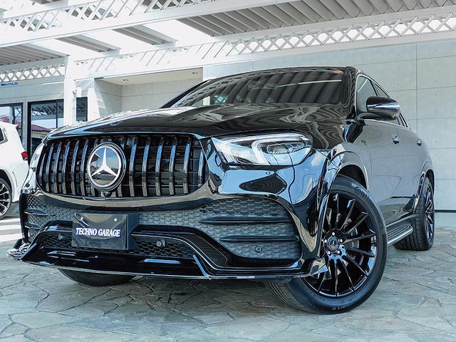 GLE GLE400d 4マチック クーペスポーツ パノラミックスライディングルーフ パナメリカーナグリル フロントアンダースポイラー トランクスポイラー ブラックアウト エアサスペション ブルメスターサウンド ベンチレーター シートヒーター 黒革(6枚目)