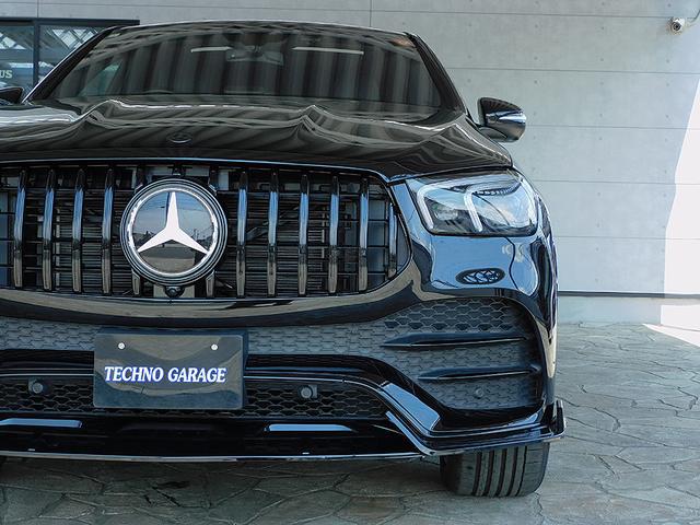 GLE GLE400d 4マチック クーペスポーツ パノラミックスライディングルーフ パナメリカーナグリル フロントアンダースポイラー トランクスポイラー ブラックアウト エアサスペション ブルメスターサウンド ベンチレーター シートヒーター 黒革(7枚目)