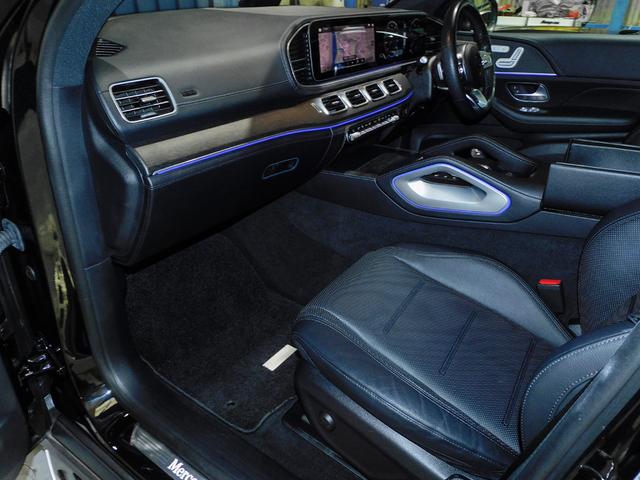 GLE GLE400d 4マチック クーペスポーツ パノラミックスライディングルーフ パナメリカーナグリル フロントアンダースポイラー トランクスポイラー ブラックアウト エアサスペション ブルメスターサウンド ベンチレーター シートヒーター 黒革(36枚目)