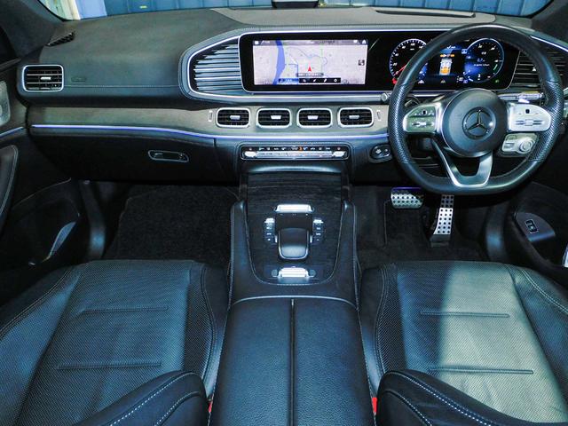 GLE GLE400d 4マチック クーペスポーツ パノラミックスライディングルーフ パナメリカーナグリル フロントアンダースポイラー トランクスポイラー ブラックアウト エアサスペション ブルメスターサウンド ベンチレーター シートヒーター 黒革(43枚目)