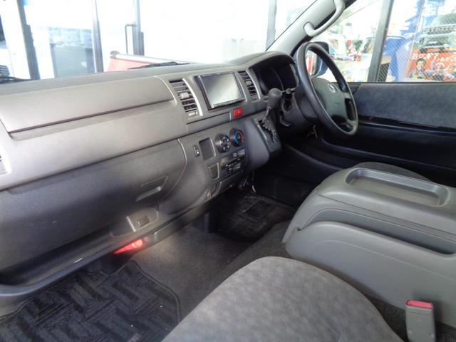 ハイエースバン ロングスーパーＧＬ　ＥＴＣ　オートライト　キーレス　リアクーラー　リアヒーター　両側スライドドア　イージークローザー　ＨＤＤナビ　フルセグＴＶ　ＣＤ　ＤＶＤ（15枚目）