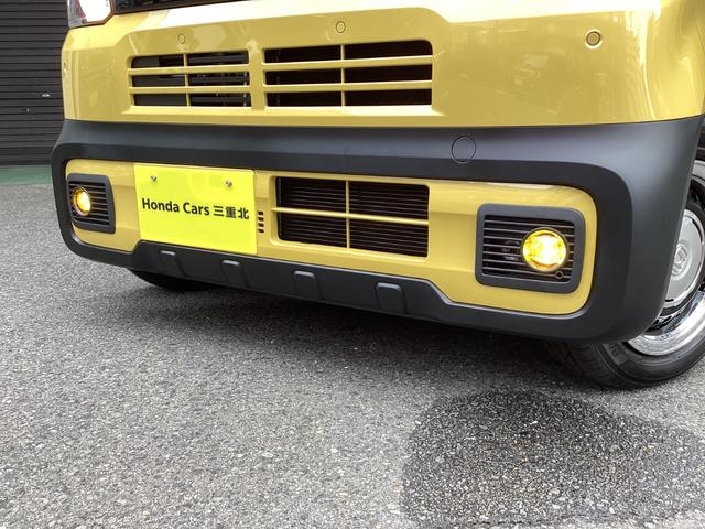N-BOXジョイ ターボ 当店試乗車 2トーンカラー 8インチホンダコネクトナビ ブラックエンブレム イエローLEDフォグライト フルLEDヘッドライト シートヒーター 両側パワースライドドア 撥水ファブリック オートリトラ(4枚目)