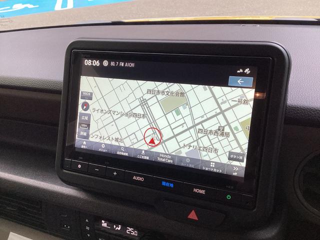 N-BOXジョイ ターボ 当店試乗車 2トーンカラー 8インチホンダコネクトナビ ブラックエンブレム イエローLEDフォグライト フルLEDヘッドライト シートヒーター 両側パワースライドドア 撥水ファブリック オートリトラ(10枚目)