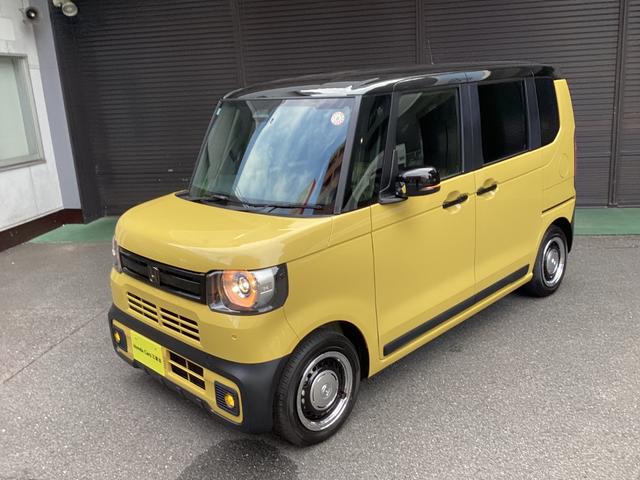 N-BOXジョイ ターボ 当店試乗車 2トーンカラー 8インチホンダコネクトナビ ブラックエンブレム イエローLEDフォグライト フルLEDヘッドライト シートヒーター 両側パワースライドドア 撥水ファブリック オートリトラ(24枚目)