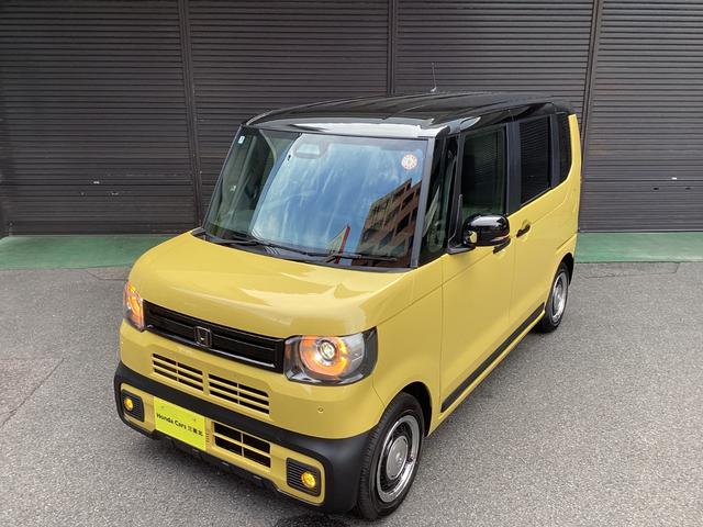 N-BOXジョイ ターボ 当店試乗車 2トーンカラー 8インチホンダコネクトナビ ブラックエンブレム イエローLEDフォグライト フルLEDヘッドライト シートヒーター 両側パワースライドドア 撥水ファブリック オートリトラ(28枚目)