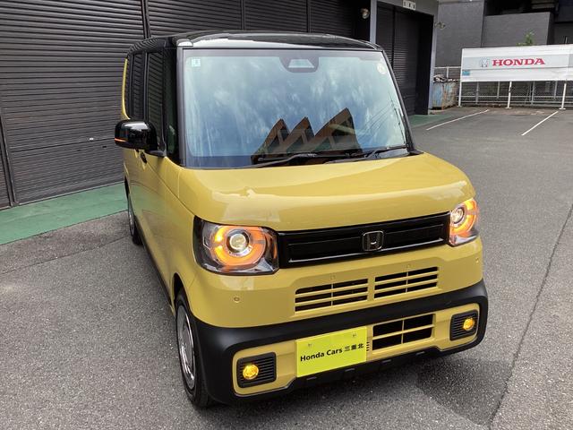 N-BOXジョイ ターボ 当店試乗車 2トーンカラー 8インチホンダコネクトナビ ブラックエンブレム イエローLEDフォグライト フルLEDヘッドライト シートヒーター 両側パワースライドドア 撥水ファブリック オートリトラ(31枚目)