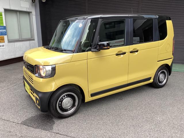 N-BOXジョイ ターボ 当店試乗車 2トーンカラー 8インチホンダコネクトナビ ブラックエンブレム イエローLEDフォグライト フルLEDヘッドライト シートヒーター 両側パワースライドドア 撥水ファブリック オートリトラ(37枚目)