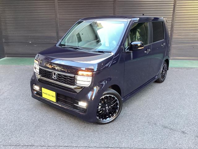 Ｎ－ＷＧＮカスタム Ｌ・ターボ　当店展示車　新車未登録　カスタムＬターボ　９灯式フルＬＥＤヘッドライト　電子制御パーキングブレーキ　オートブレーキホールド　急速充電対応ＵＳＢ　運転席＆助手席シートヒーター　本革巻きステアリング（4枚目）