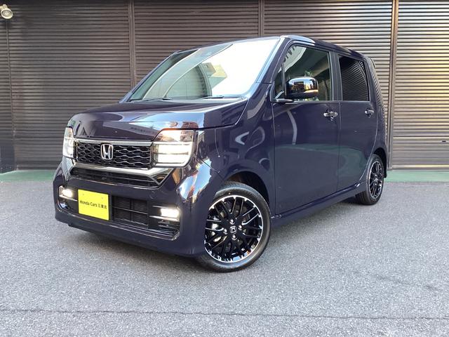 Ｎ－ＷＧＮカスタム Ｌ・ターボ　当店展示車　新車未登録　カスタムＬターボ　９灯式フルＬＥＤヘッドライト　電子制御パーキングブレーキ　オートブレーキホールド　急速充電対応ＵＳＢ　運転席＆助手席シートヒーター　本革巻きステアリング（5枚目）