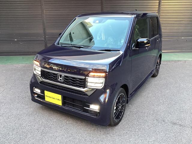 Ｎ－ＷＧＮカスタム Ｌ・ターボ　当店展示車　新車未登録　カスタムＬターボ　９灯式フルＬＥＤヘッドライト　電子制御パーキングブレーキ　オートブレーキホールド　急速充電対応ＵＳＢ　運転席＆助手席シートヒーター　本革巻きステアリング（7枚目）