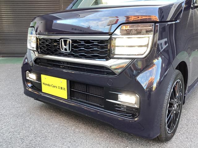 Ｎ－ＷＧＮカスタム Ｌ・ターボ　当店展示車　新車未登録　カスタムＬターボ　９灯式フルＬＥＤヘッドライト　電子制御パーキングブレーキ　オートブレーキホールド　急速充電対応ＵＳＢ　運転席＆助手席シートヒーター　本革巻きステアリング（10枚目）