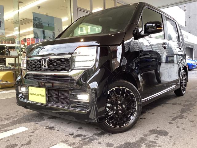 Ｎ－ＷＧＮカスタム Ｌ・ターボ　当店展示車　新車未登録　カスタムＬターボ　９灯式フルＬＥＤヘッドライト　電子制御パーキングブレーキ　オートブレーキホールド　急速充電対応ＵＳＢ　運転席＆助手席シートヒーター　本革巻きステアリング（6枚目）