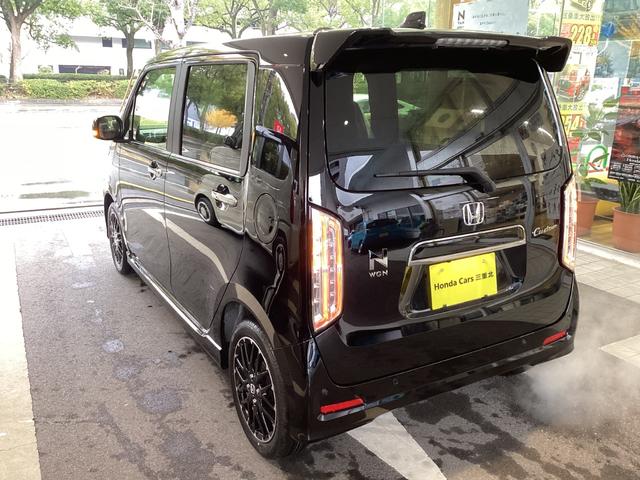 Ｎ－ＷＧＮカスタム Ｌ・ターボ　当店展示車　新車未登録　カスタムＬターボ　９灯式フルＬＥＤヘッドライト　電子制御パーキングブレーキ　オートブレーキホールド　急速充電対応ＵＳＢ　運転席＆助手席シートヒーター　本革巻きステアリング（8枚目）