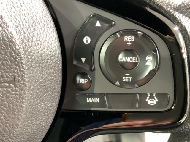 クルーズコントロールを装備しています。高速道路などで一定の速度で走ってくれるので運転が楽ですよ！速度を設定できますので、スピードの出しすぎにも注意できます。