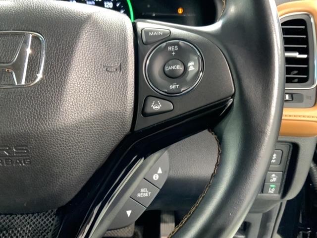 ヴェゼル ハイブリッドZ・ホンダセンシング 最長5年保証 ワンオーナー ナビVXM-194VFi TV Rカメラ BTオ-ディオ DVD ETC LEDライト VSA シートヒーター クルコン アルミ フォグ スマキー 盗難防止装置 整備記録簿(11枚目)