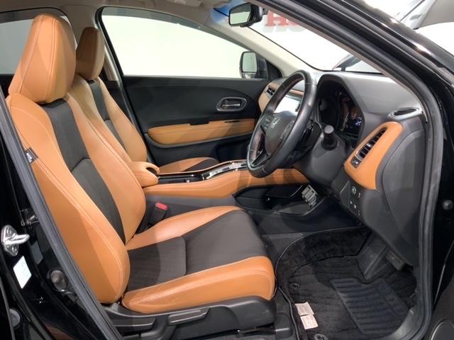 ヴェゼル ハイブリッドZ・ホンダセンシング 最長5年保証 ワンオーナー ナビVXM-194VFi TV Rカメラ BTオ-ディオ DVD ETC LEDライト VSA シートヒーター クルコン アルミ フォグ スマキー 盗難防止装置 整備記録簿(17枚目)